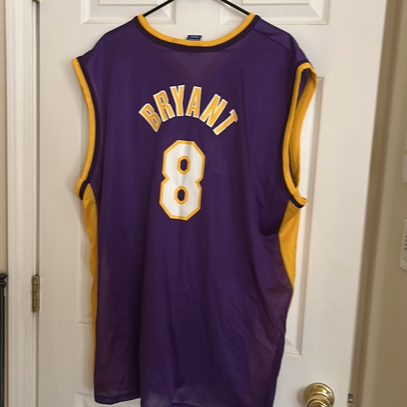 Kobe Bryant purple and gold Jersey Champion Authentic Athlete Apparel XL - Picture 2 of 3